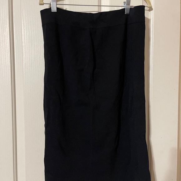 Rena Rowan black wool 2 piece pant suit-size 14 - Picture 12 of 14